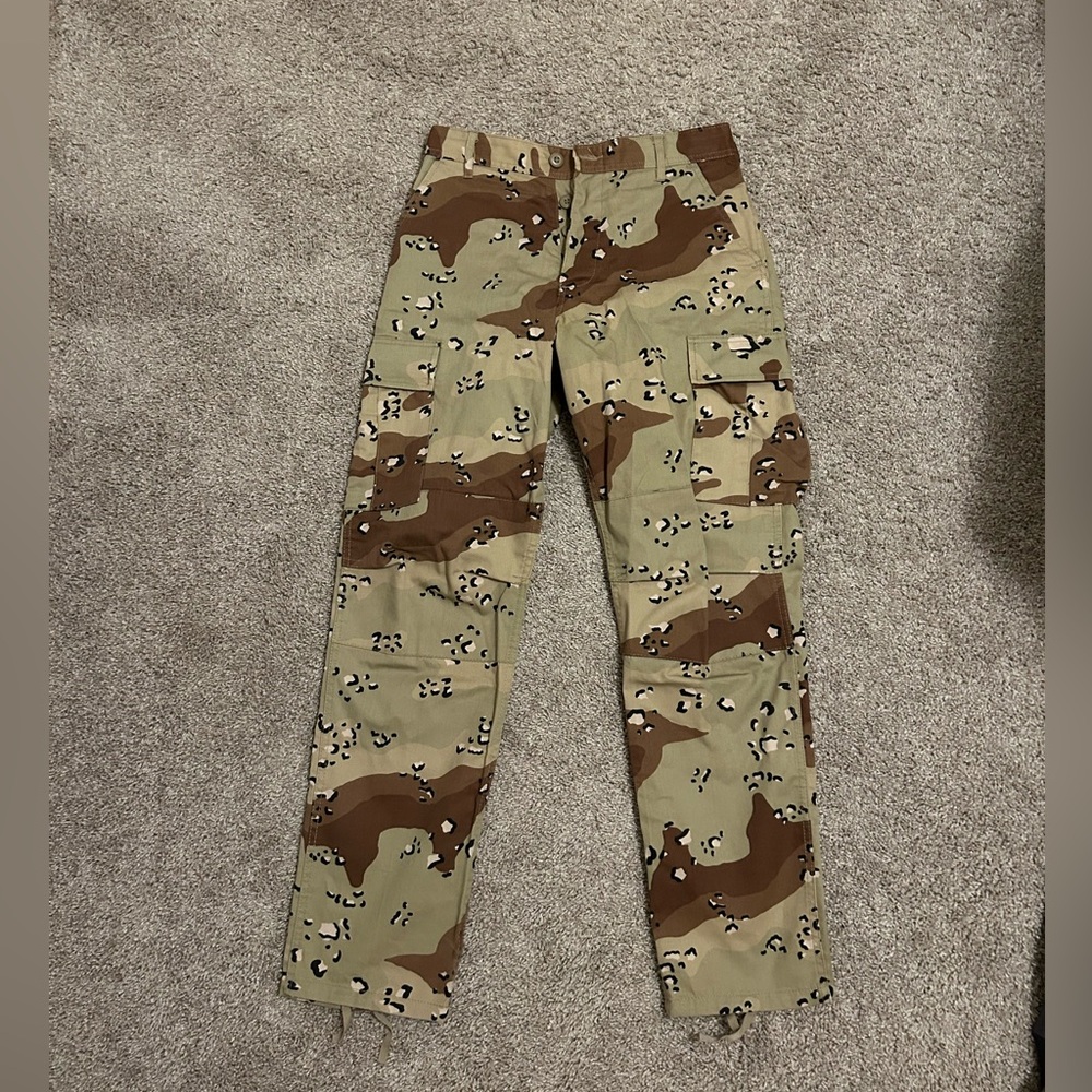 Chocolate chip camo pants
